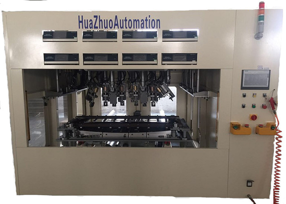 kaufen Plastikpneumatische Stelle maschinen-multi Kopf PLC des Ultraschallschweißens-50KHZ online manufacture