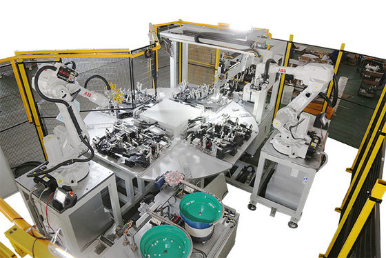 Automatische Roboter-Schweißens-und Versammlungs-Fertigungsstraße für Automobilplastikordnung