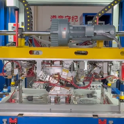 Automobil-Innenraumteile Warmpresse-Bedeckung und Verpackung Automatisierte Maschine