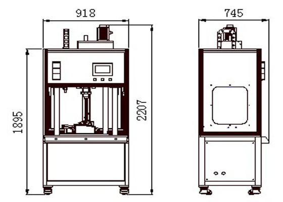 220V Drehultraschallautomatisches pneumatisches des schweißgerät-5000rpm