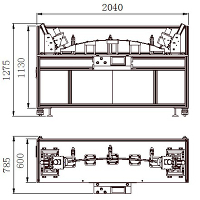 2400W Ultraschallkasten-automatische Stanzmaschine der Stanzmaschine-0.6MPA