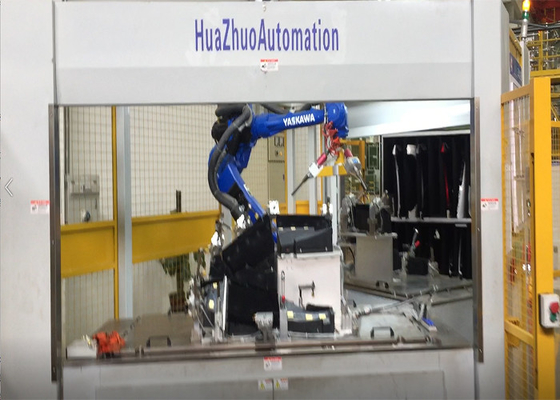 6mm/S schweißendes automatisches Roboteraluminium der System-PLC für Auto-Grill
