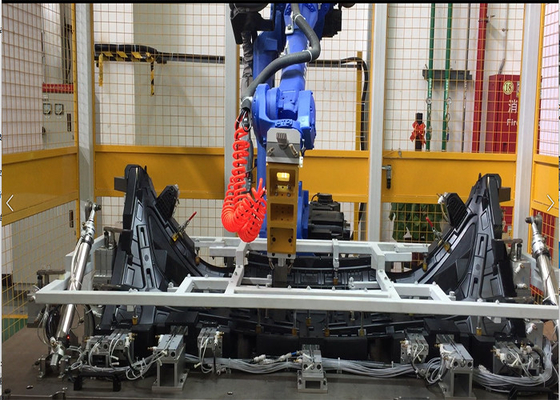 6mm/S schweißendes automatisches Roboteraluminium der System-PLC für Auto-Grill