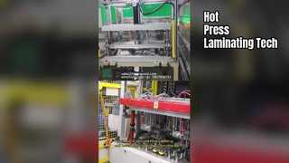 Falten auf dem Ladepanel? Heißpress-Laminierlösung
