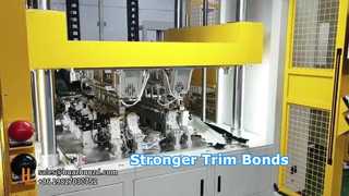 Heißpress-Laminiermaschine für genähte Automobilverkleidungen